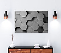 Obraz Betónový šesťuholník 1496